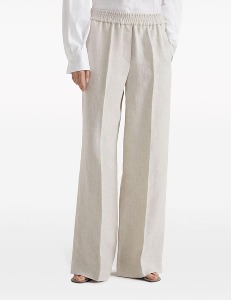 Linen straight Casual pants
